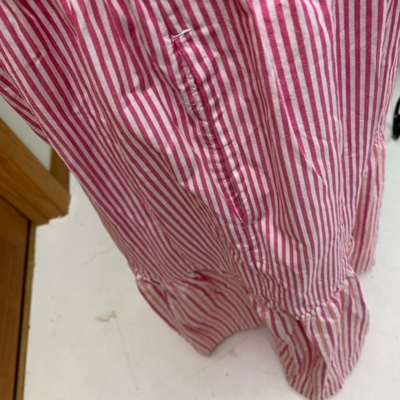 Free Assembly tiered striped maxi sundress adjustable spaghetti straps MED - Picture 7 of 8
